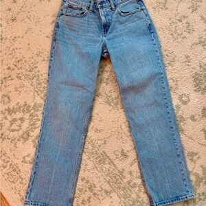 Abercrombie Curve Love 90’s Straight – Light wash🩵